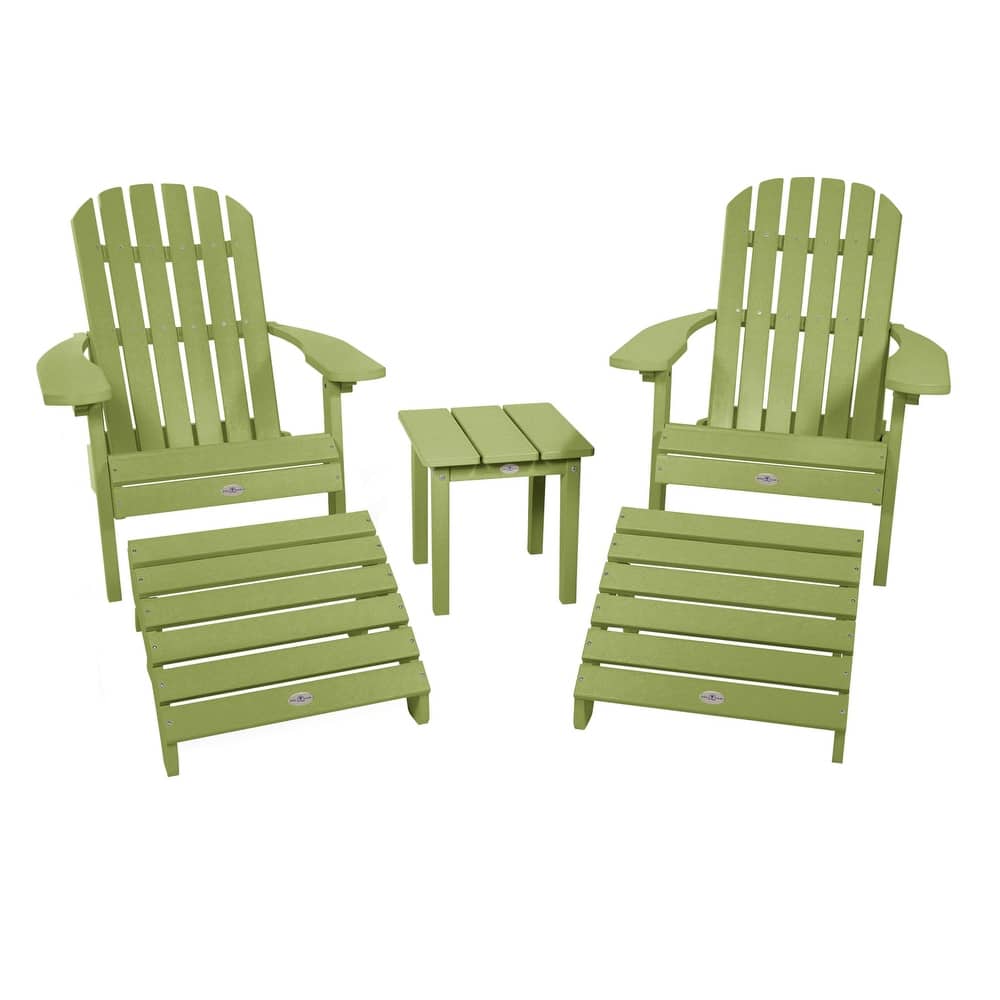 BAHIA VERDE OUTDOORS Cape 5-Piece Adirondack Conversation Set