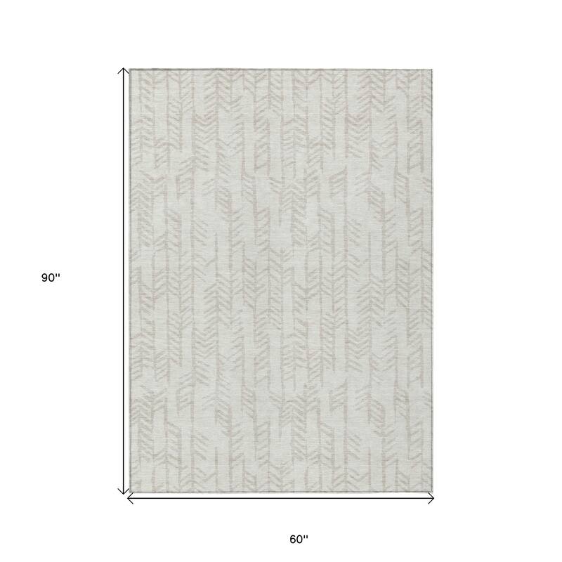 HomeRoots Tribal Transitional Rectangle Outdoor Rug