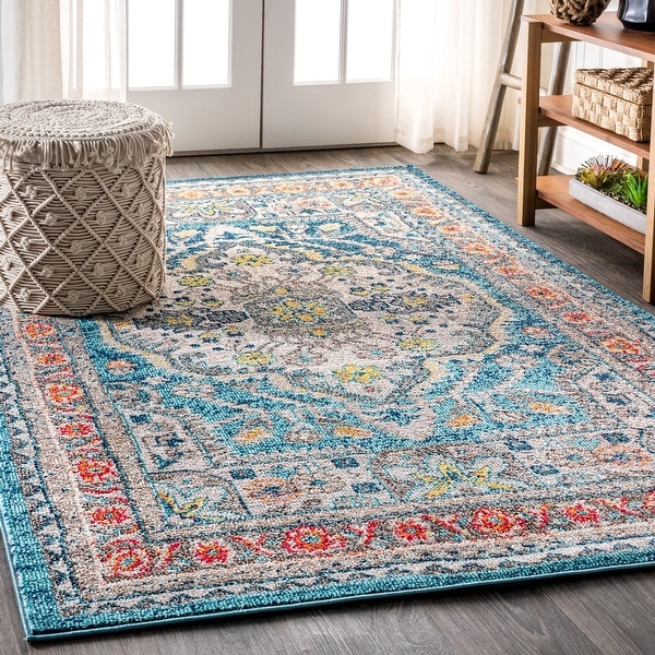 Bohemian FLAIR Boho Vintage Medallion Area Rug. Opens flyout.