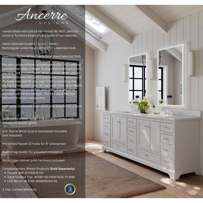 Ancerre Designs Audrey Bathroom Vanity Set
