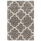SAFAVIEH Hudson Shag Vitchka Glam Trellis 2-inch Area Rug - 2' x 3' - Grey/Ivory