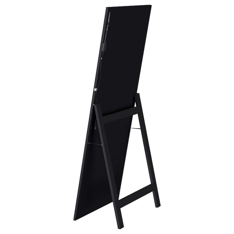 Windrose 28 x 67 Inch Tempered LED Standing Mirror