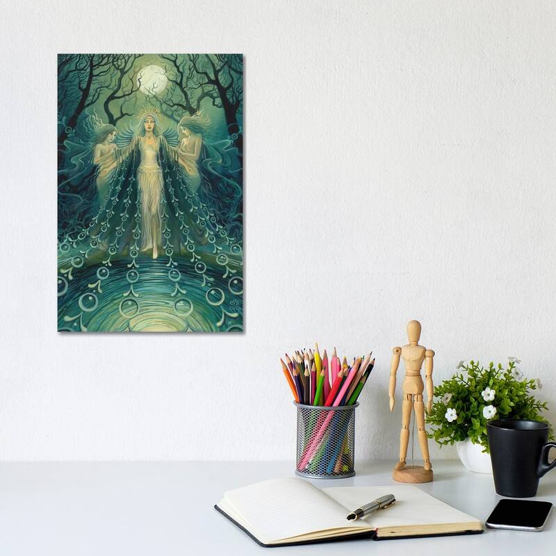 iCanvas "Nyx: Goddess Of The Night" by Emily Balivet Canvas Print - 12x8x0.75