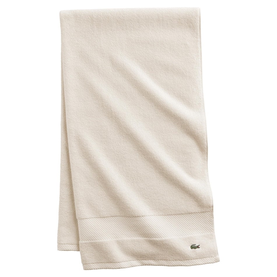 Lacoste Home Heritage Anti-Microbial Supima Cotton Bath Towel, 30 x 54