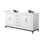 Option White / Giotto Quartz Top / Matte Black Hardware