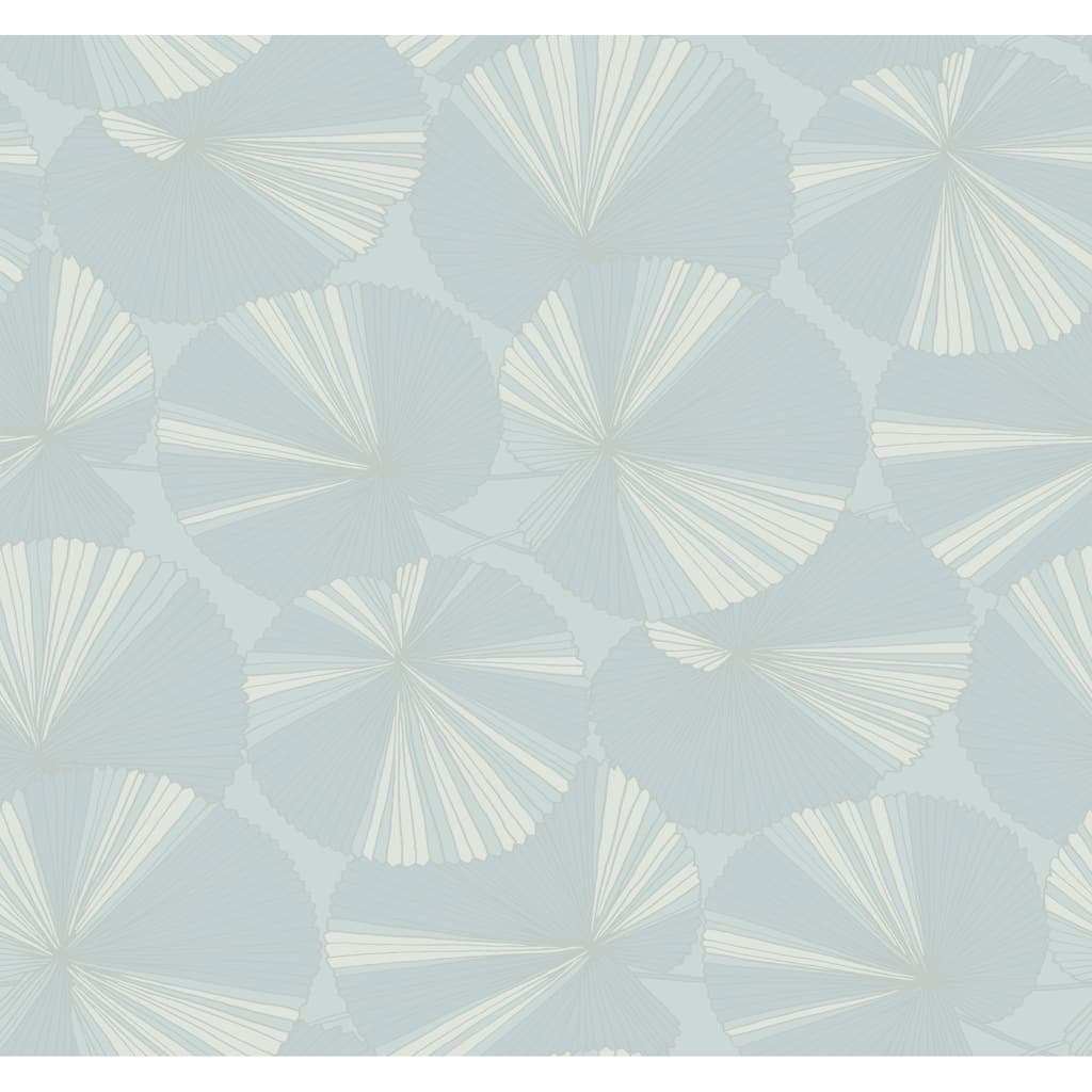 Layered Spa Lily Pads Wallpaper