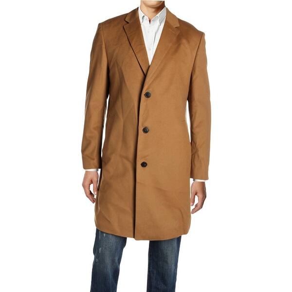 Shop Hugo Boss Mens Walker Coat Winter Wool Blend 44 Overstock