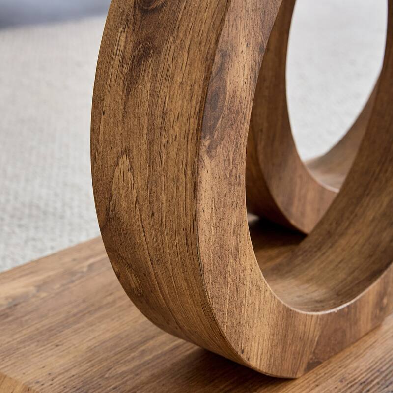 Modern Style Glass Top Mdf Coffee Table With Base