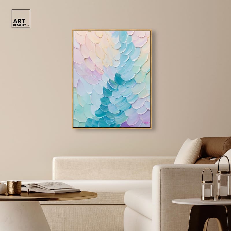 Mermaid Scales Canvas by Art Remedy