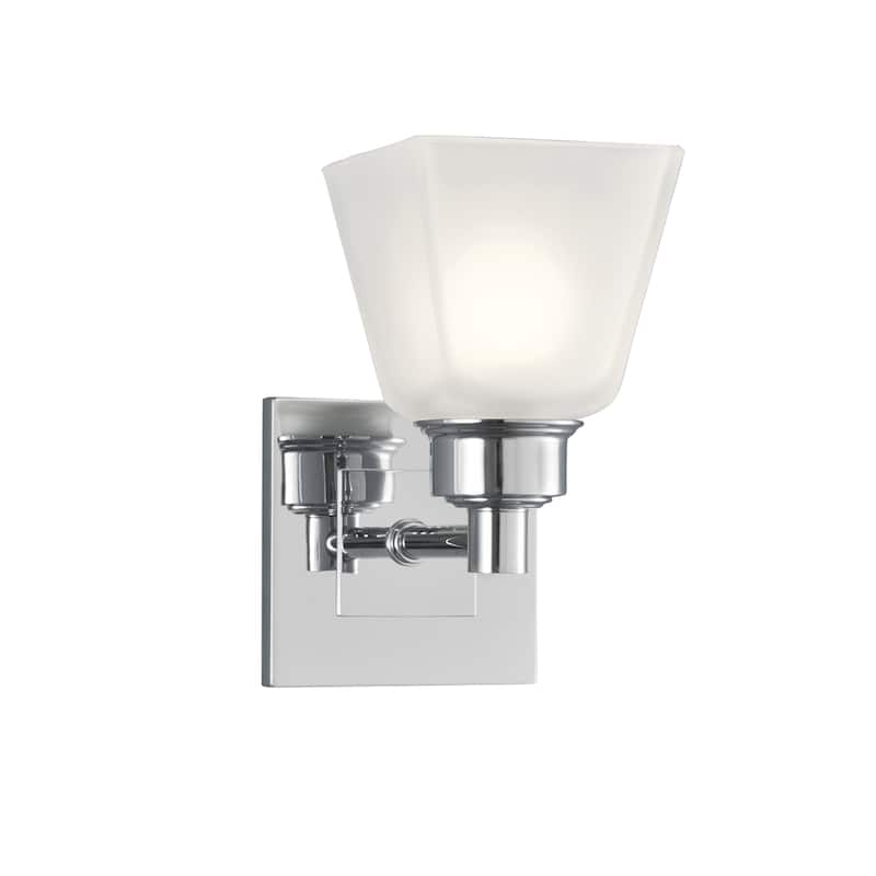 Matthew 8.25'' High 1-Light Sconce - Chrome - 8.25 inch Tall - Chrome - 8.25 inch Tall