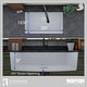 preview thumbnail 24 of 52, Karran Undermount 32.5 in. Large Single Bowl Quartz Kitchen Sink Kit