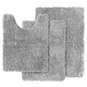 preview thumbnail 37 of 63, Porch & Den Lorena Shaggy/ Non-slip Rubber Backed Bath Rug Set 3 Piece Set - Silver