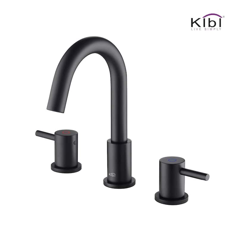 Circular 8-inch Widespread Basin Faucet