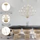 12-Light Candlestick Hanging Linear Chandelier Lighting 3-Tier Ceiling Light Fixture for Kitchen Island