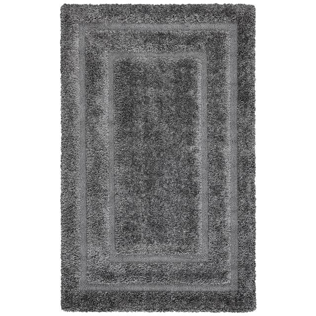 SAFAVIEH Florida Shag Carlinde Border 1.2-inch Thick Rug