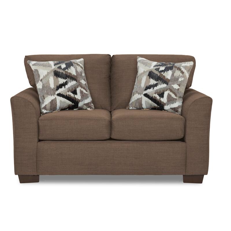 SofaTrendz Josie Loveseat-Ottoman Set