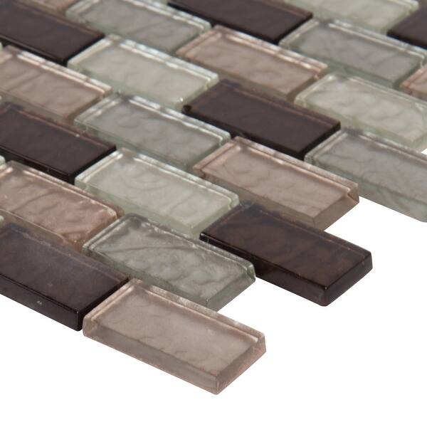 Msi Smot Glbrk 8m 1 X 2 Brick Joint Mosaic Tile Glossy Brick Joint Mosaic Tile