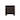 Wooden Nightstand with 2 Drawers in Espresso Finish