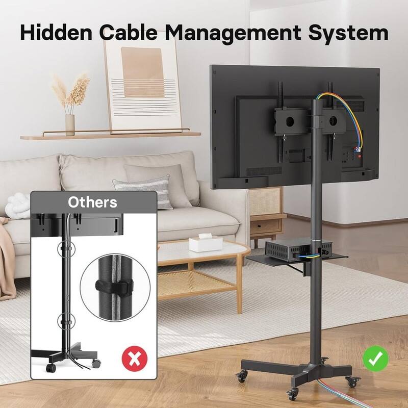 Mobile TV Stand with Tilt