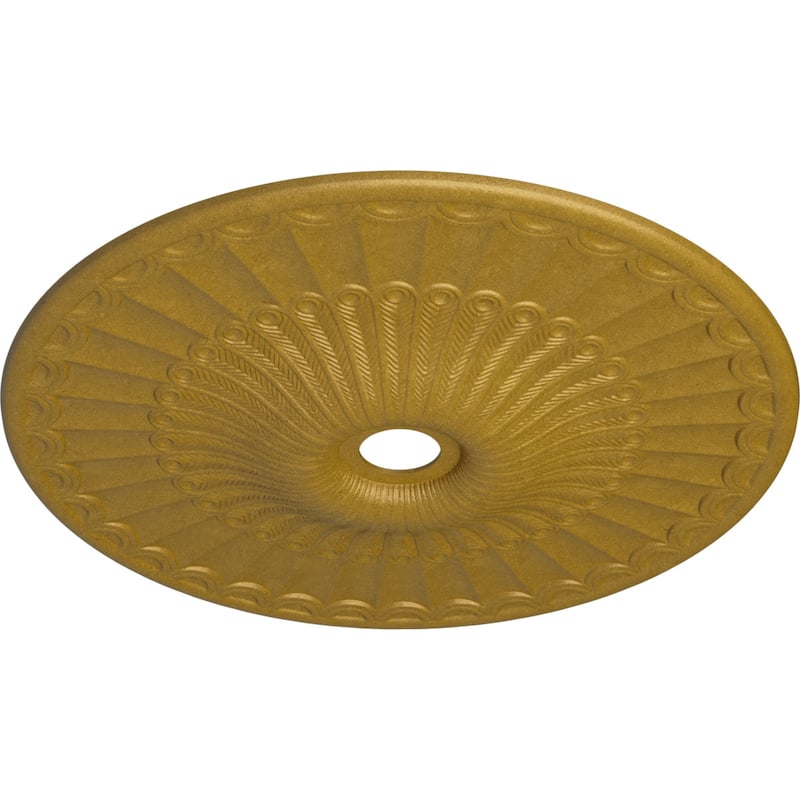 36 5/8"OD x 3 5/8"ID x 2 3/8"P Galveston Ceiling Medallion