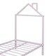 preview thumbnail 26 of 42, Twin Size House Shaped Metal Platform Bed with Drawers