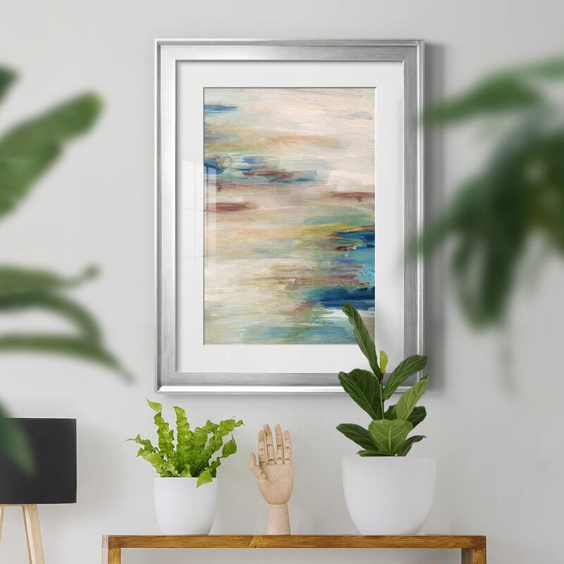 Meandering Coast Premium Framed Print - Ready to Hang