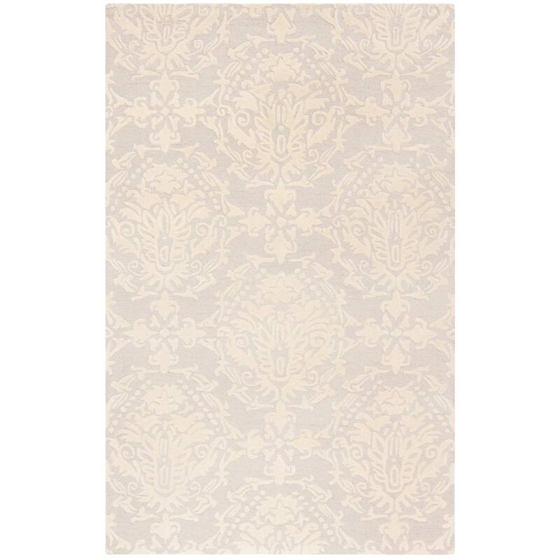 SAFAVIEH Handmade Blossom Lollie Modern Floral Wool Rug