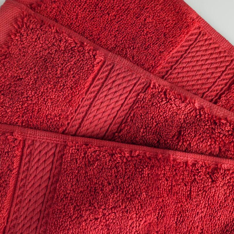 Superior Egyptian Cotton Pile Heavyweight 8-Piece Towel Set