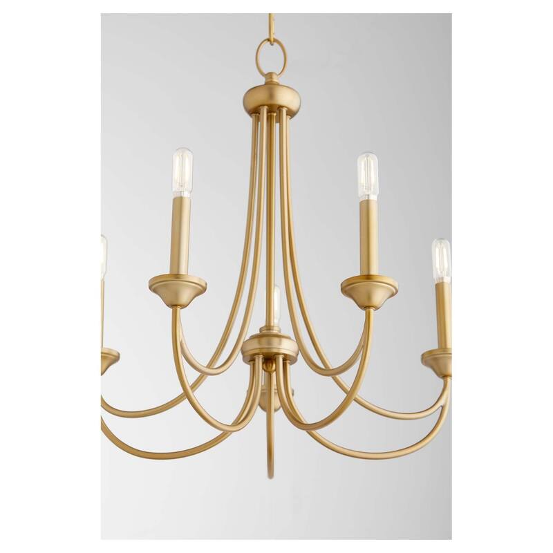 Quorum International Brooks 5 Light 22" Wide Chandelier