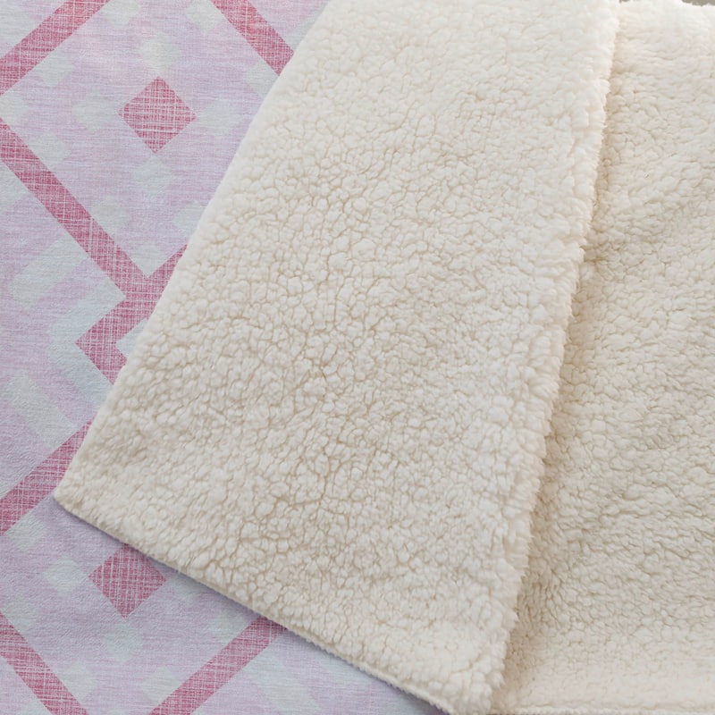 Premium Machine Washable Contemporary Geo Sherpa Throw Blanket