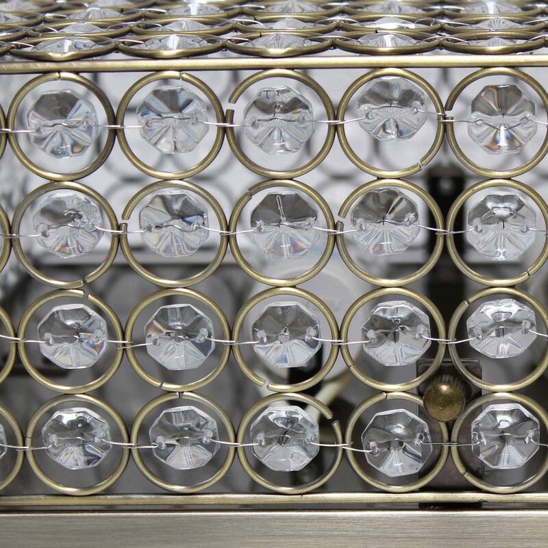 Square Flush Mount Ceiling Light - 12" 2-Light Antique Brass Fixture for Bedroom, Living Room, Hallway - 12