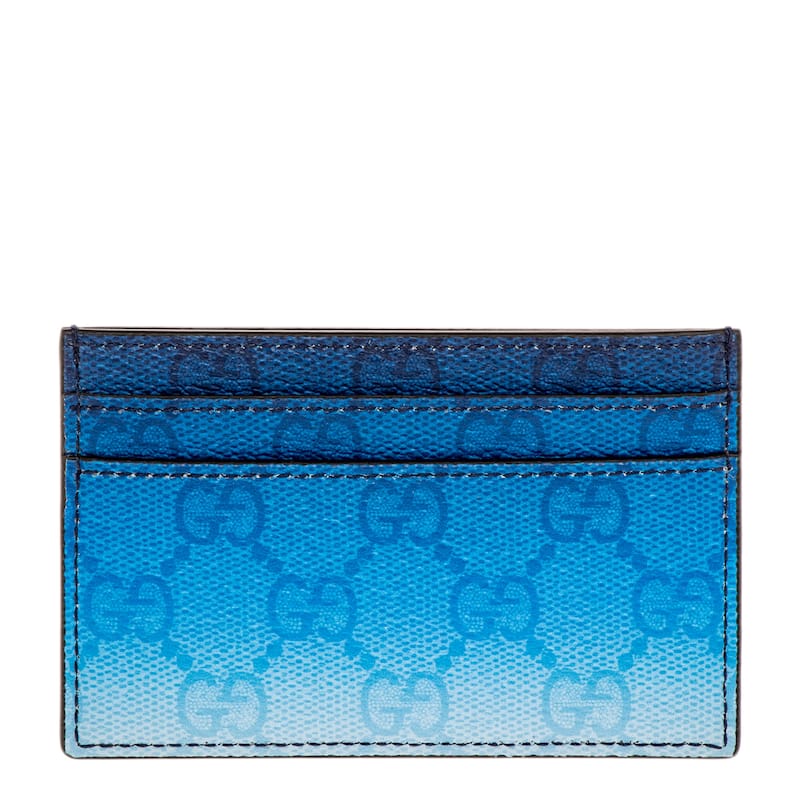 Gucci Men's Chroma Card Case - Blue Gradient