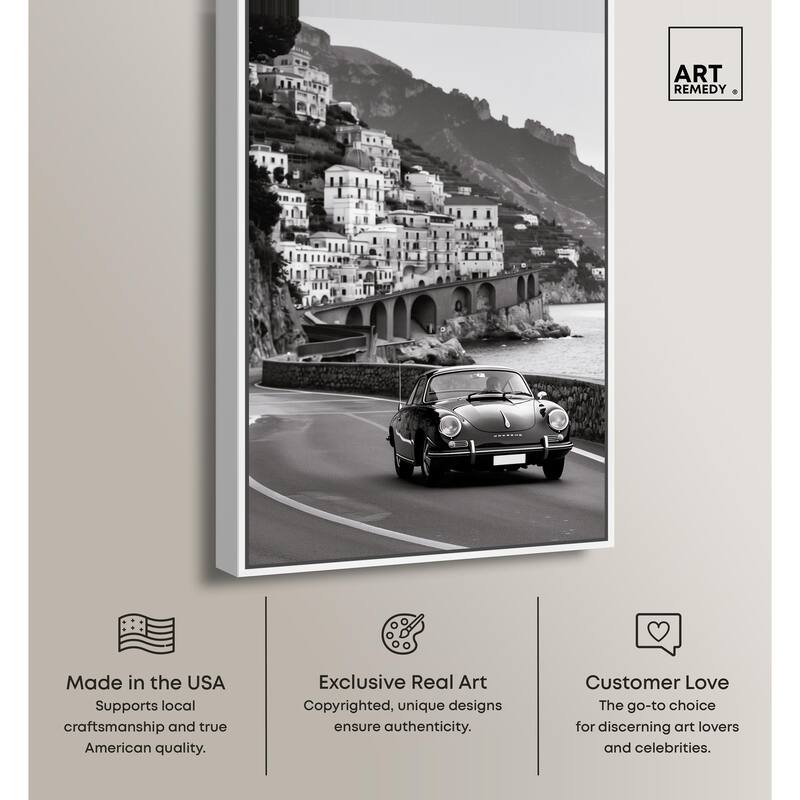 Drive through the Town Canvas by Art Remedy