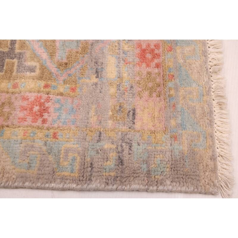 ECARPETGALLERY Hand-knotted Jules Serapi Light Grey Wool Rug - 8'1 x 9'9