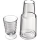 preview thumbnail 8 of 12, American Atelier Bedside Water Carafe with Footed Glass/Lid