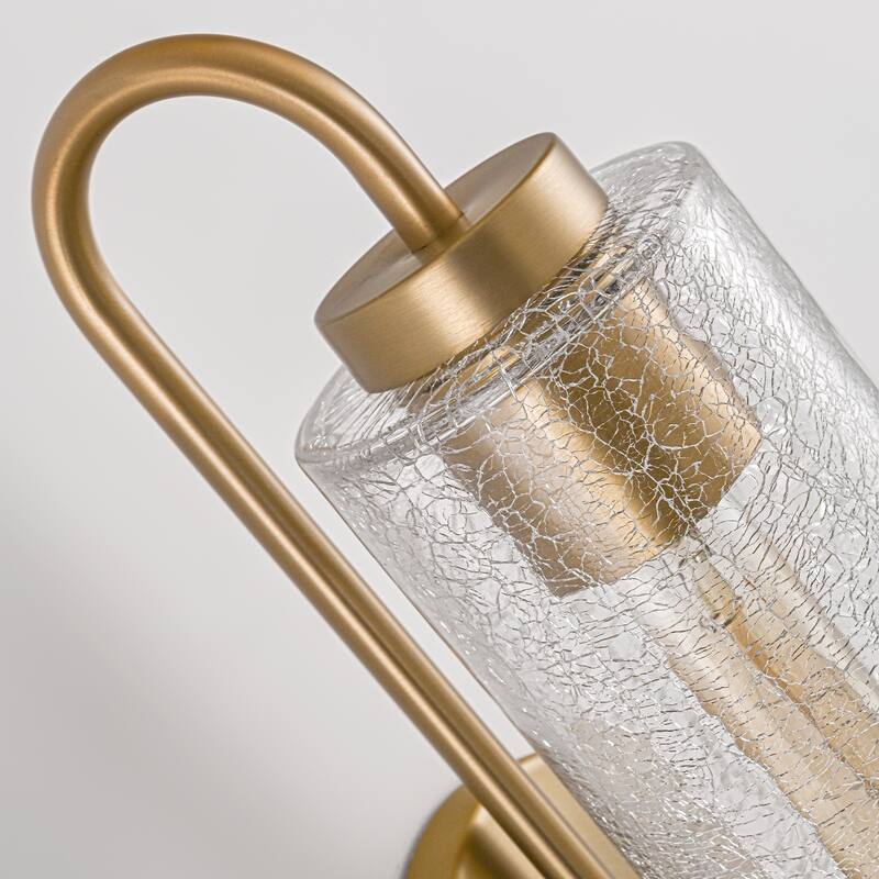 19.53" Single Wall Sconce with Glass Cylinder Shade - W3.54"