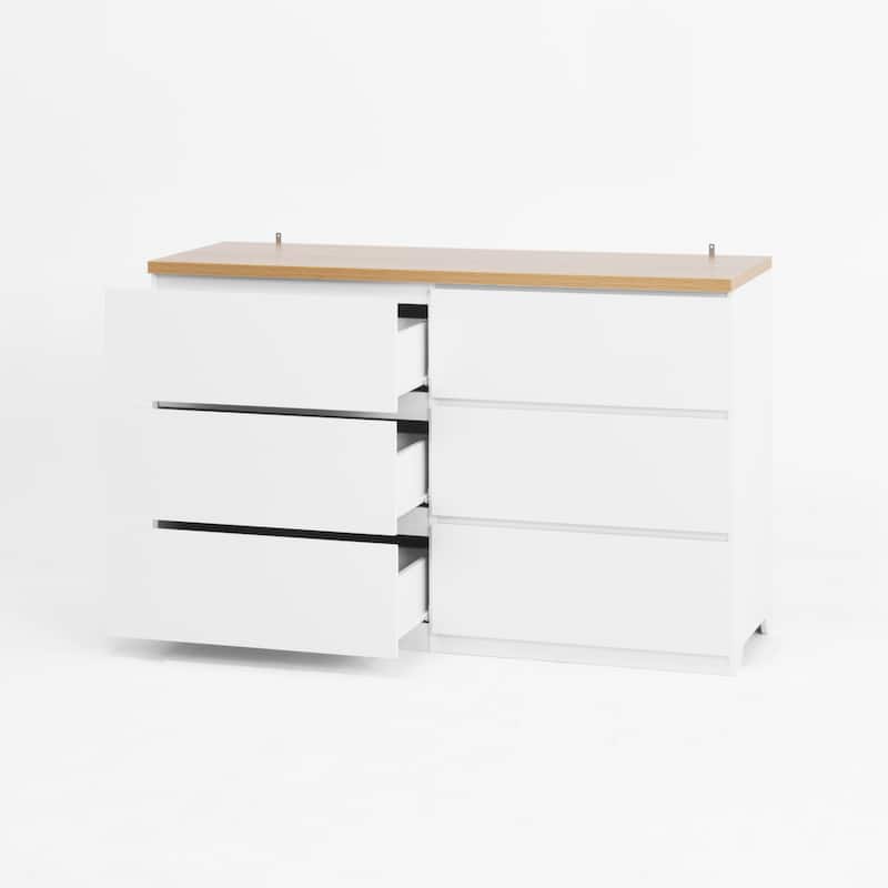 6 Drawers/9 Drawers Dresser for Bedroom, Chest Of Drawers Cabinet