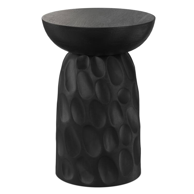 WYNDENHALL Willis 13" Wide Solid Wood Contemporary Accent Table & Fully Assembled - 12.6" D x 12.6" W x 17.7" H