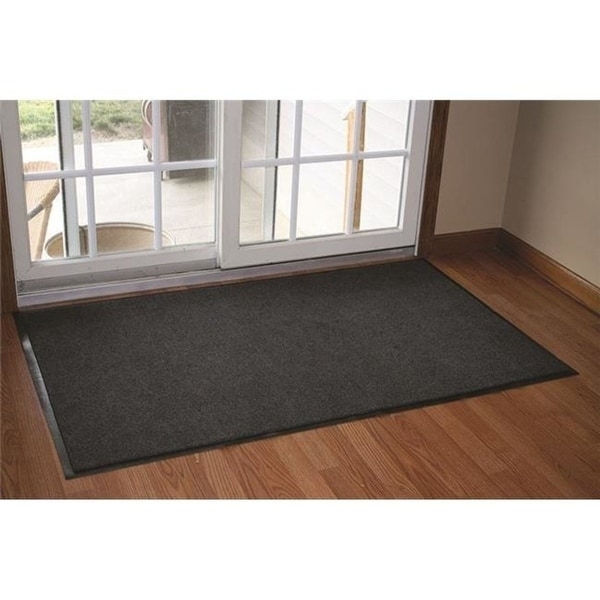 Durable 654S48CH Wipe-N-Walk Entrance Mat 4 x 8 in. - Charcoal