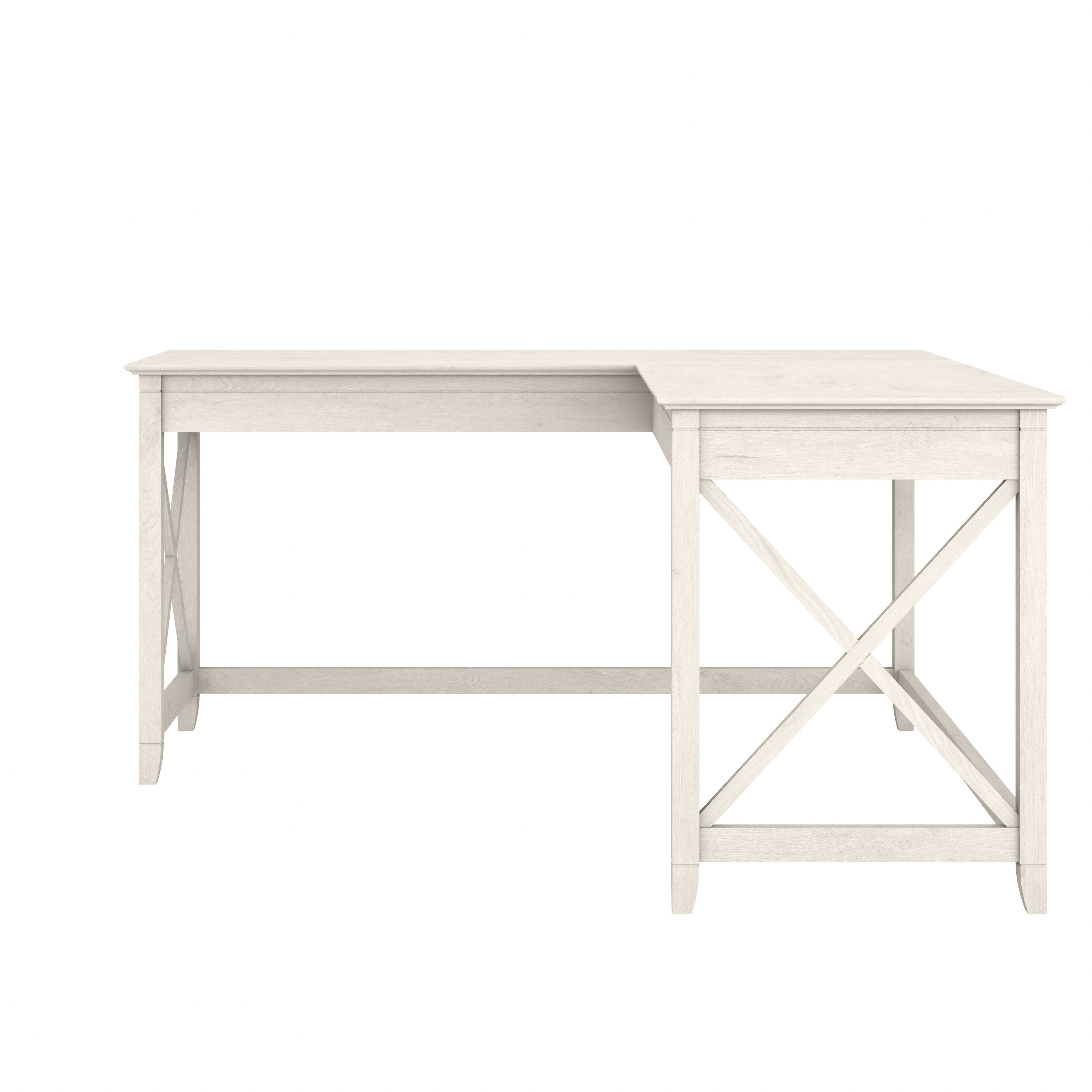 Bush furniture key west discount 60w l shaped desk white