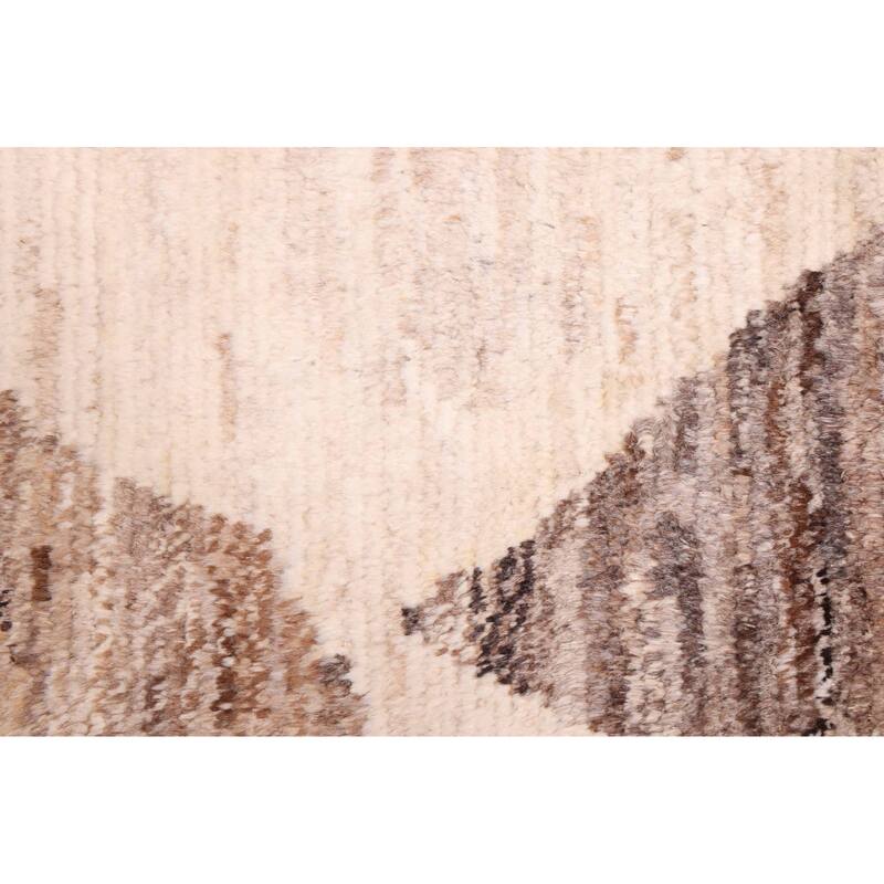 ECARPETGALLERY Hand-knotted Pak Finest Marrakesh Cream Wool Rug - 8'1 x 10'2