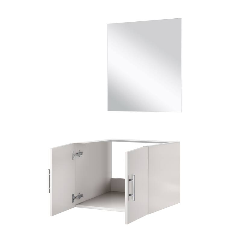 Geneva Bath Vanity No Top and Mirror