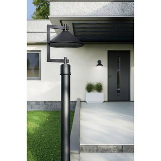 Kichler Lighting Ripley 1-Light Black Outdoor Post Light
