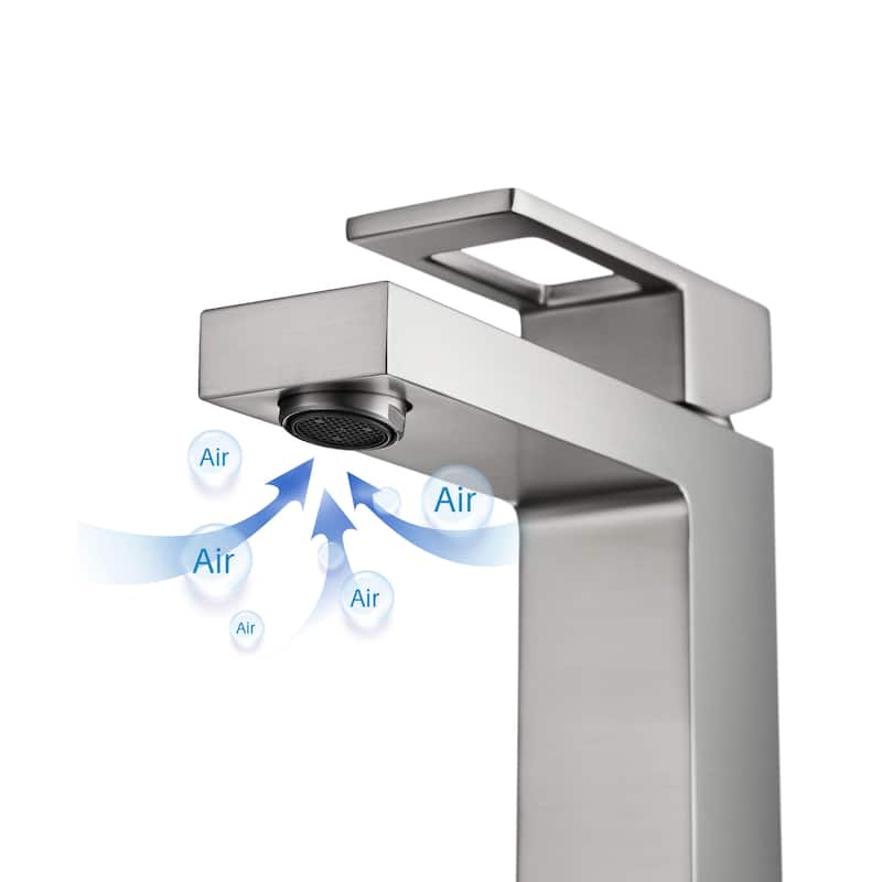 Mirage Single Handle Bathroom Vanity Sink Faucet with Pop Up Drain