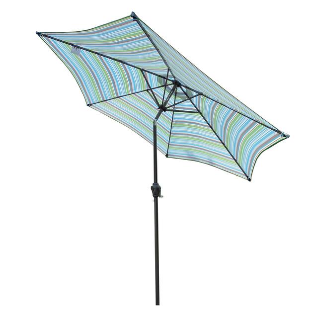 Patio Umbrella with Push Button Tilt and Crank, Market Table Umbrella