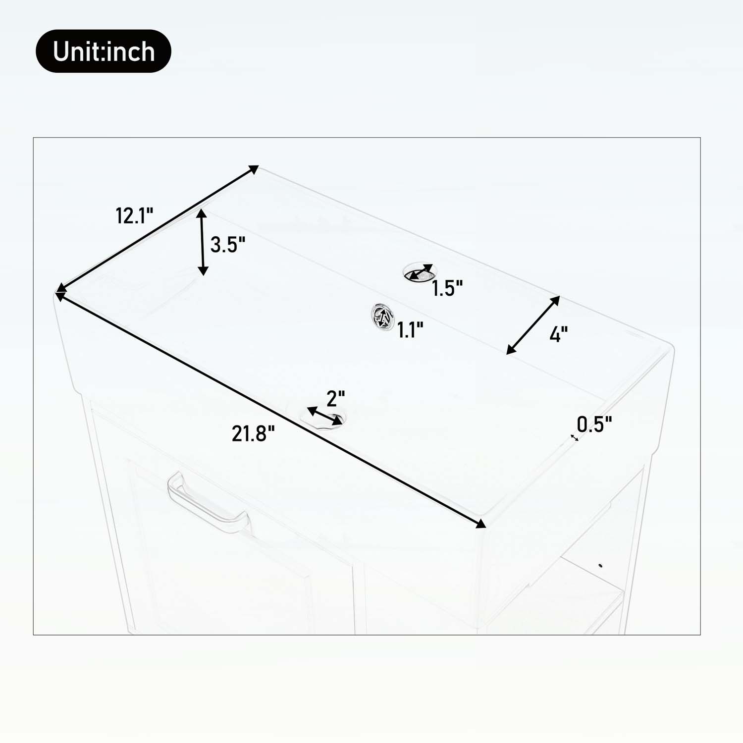Minimalist Design Wall-Mounted Bathroom Vanity with Sink,Drawer,and Toilet Paper Holder,Soft-Close System