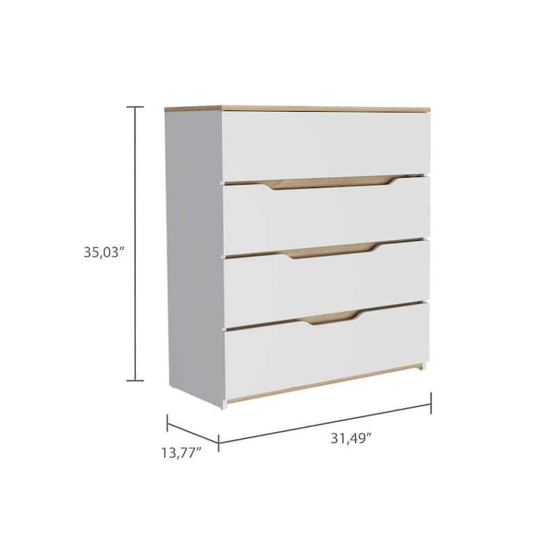 Zoe Dresser with 4 Drawers