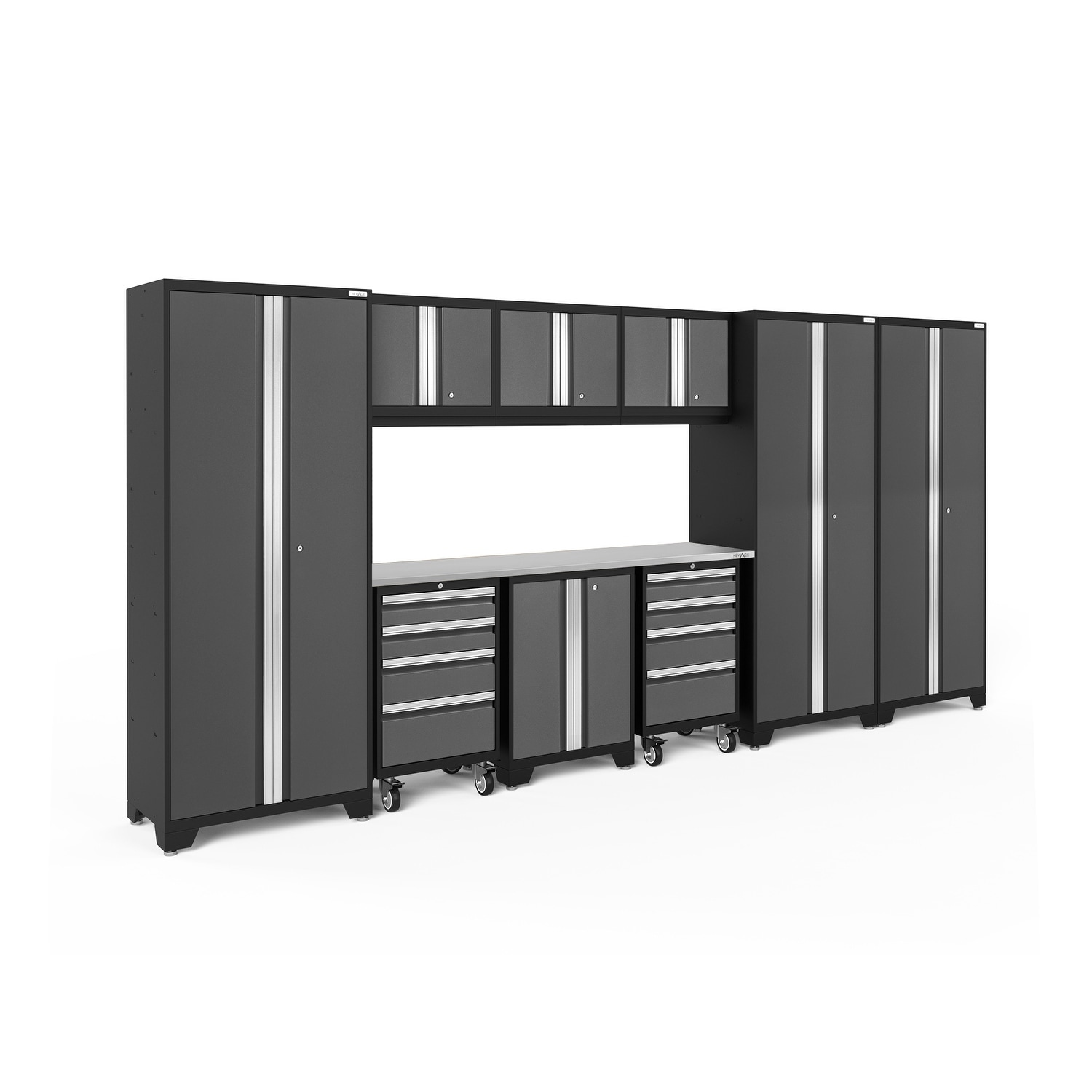 NewAge Products Bold Series 10-pc. Steel Garage Cabinet Set