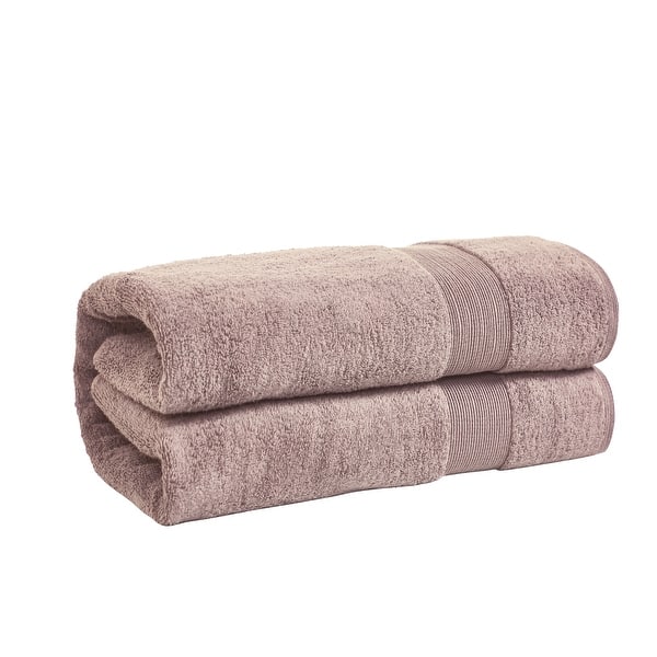 Fabstyles Oversized Premium Bath Sheet 40 by 80 Inches - 40x80 - Taupe