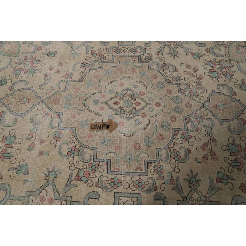 Medallion Tabriz Persian Area Rug Oriental Handmade Wool Carpet - 8'0"x 11'1"